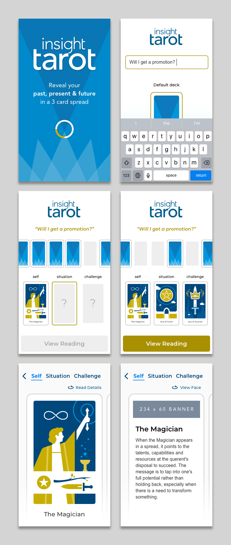 app mock 6 key screens