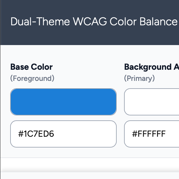 WCAG color tool